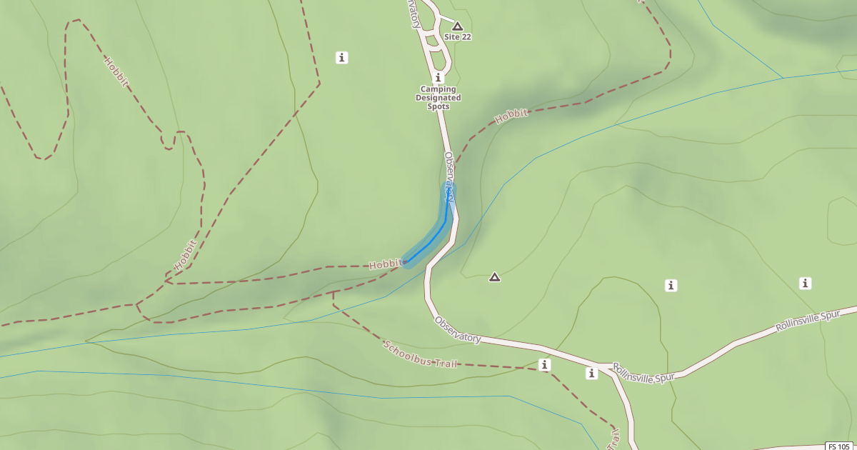 Map preview of Sw Haul Road Trails