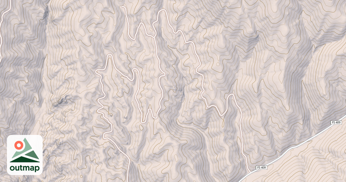 Map of CLEAR CREEK NORTH