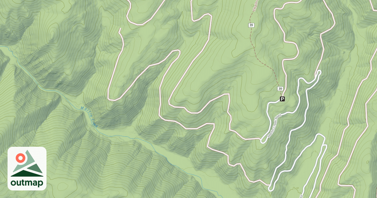 Map of (FDR) NORTHSIDE MARTIN CREEK