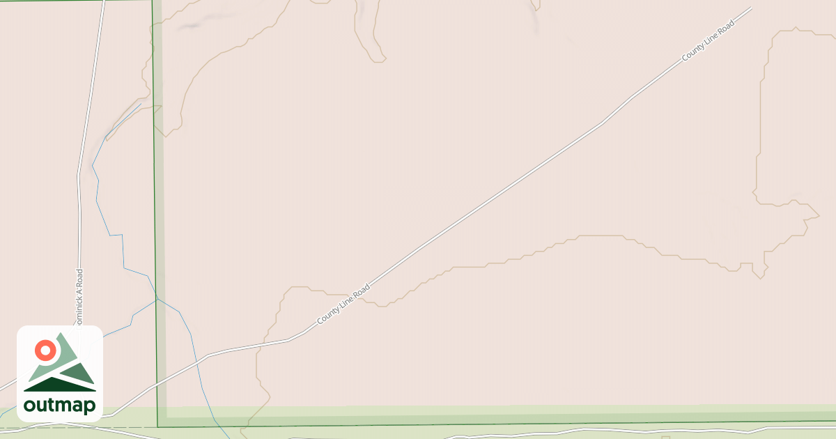 Map of COUNTY LINE