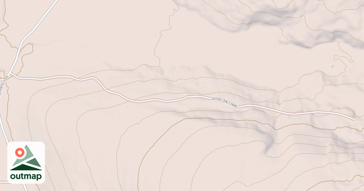 Map of ELK CREEK
