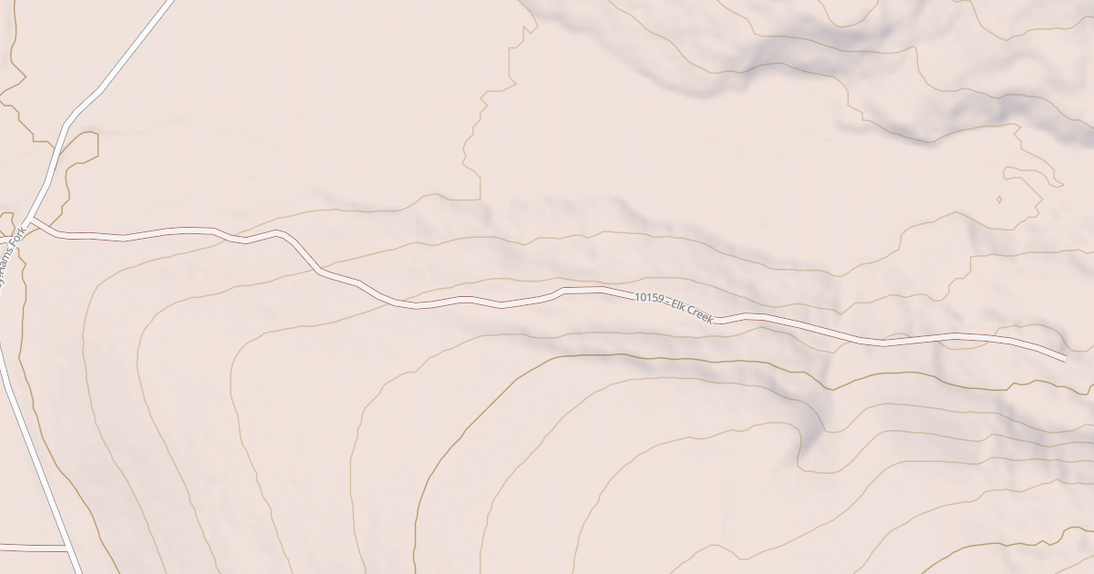 Map preview of ELK CREEK