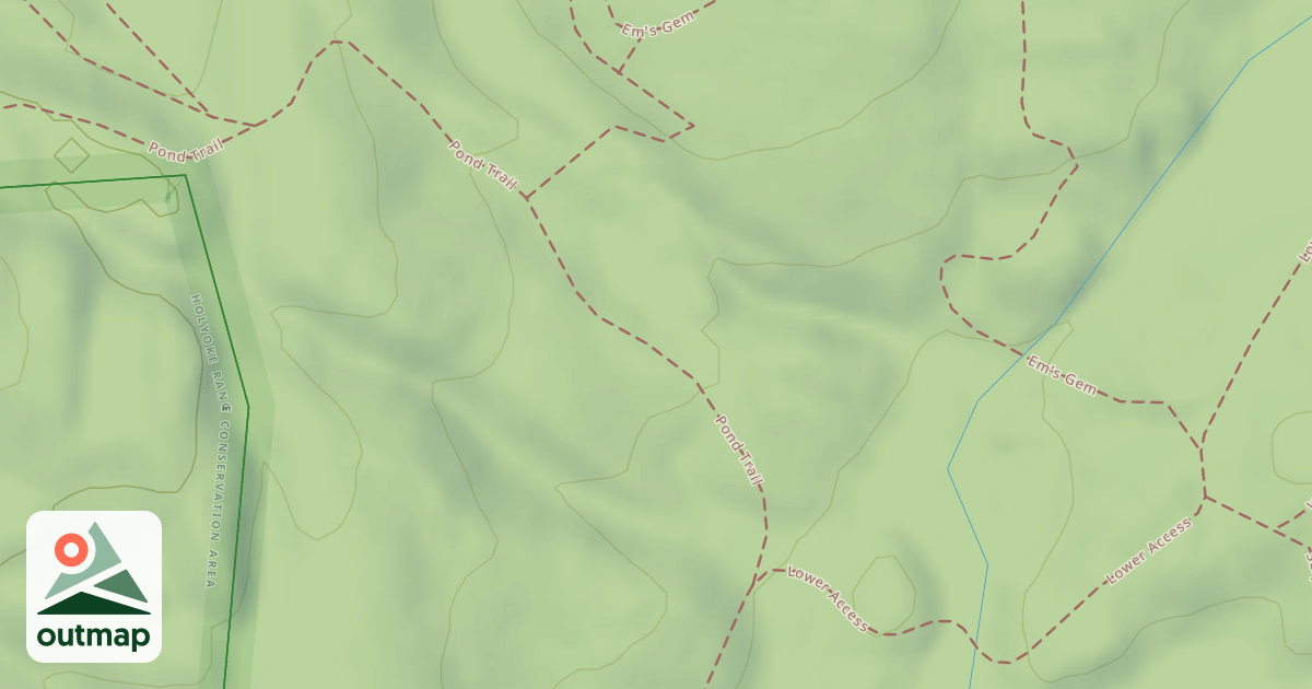 Map of Pond Trail