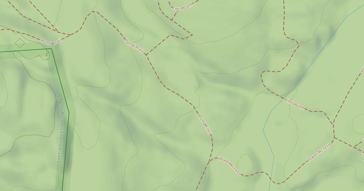 Map preview of Pond Trail