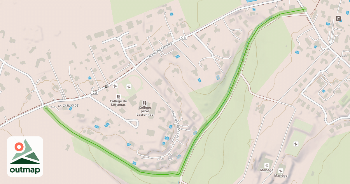 Map of Chemin de la Marmette