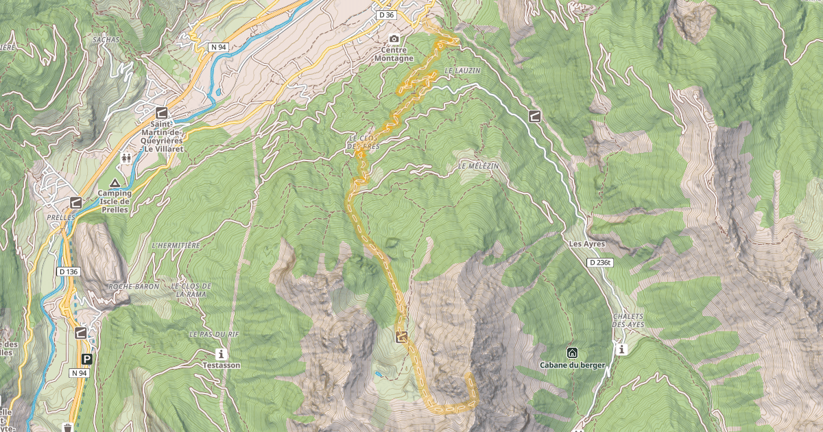 Map preview of Petit Puy — Villar-Saint-Pancrace