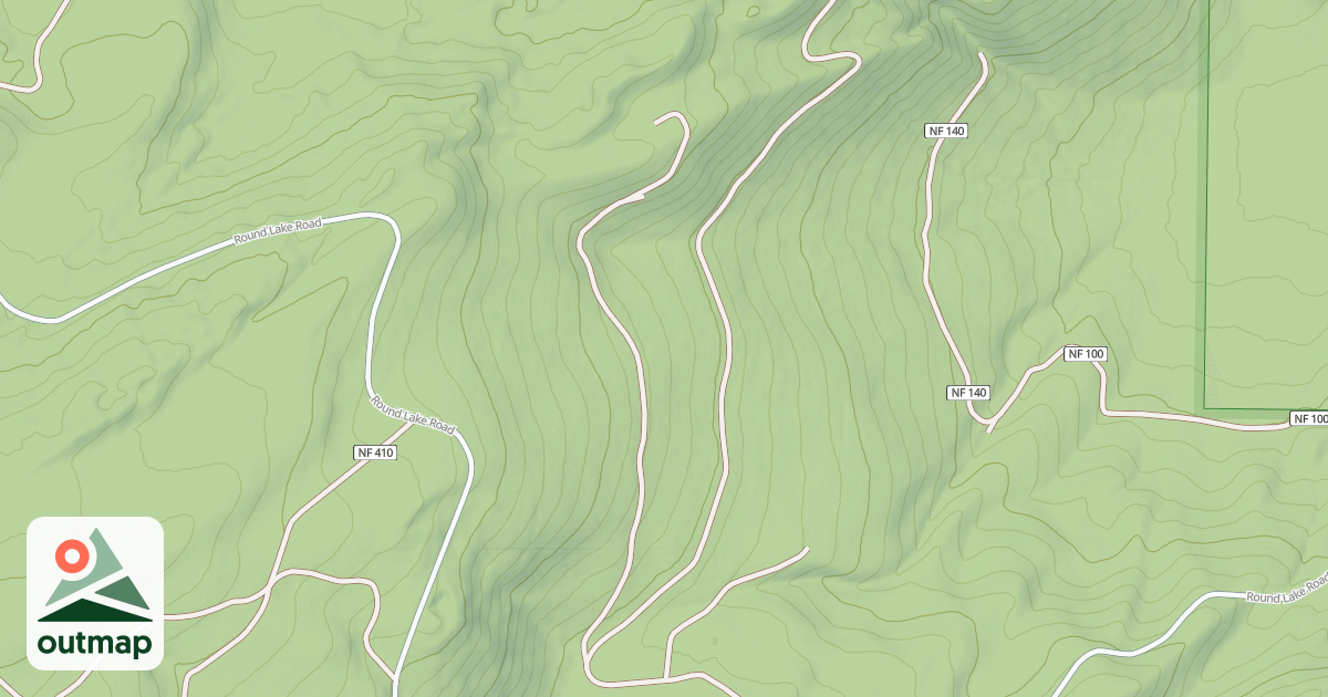 Map of USFS Motor Vehicle Use Map Roads {6E8718F0-06A9-4AC0-A910-C9F54B4C28E3}