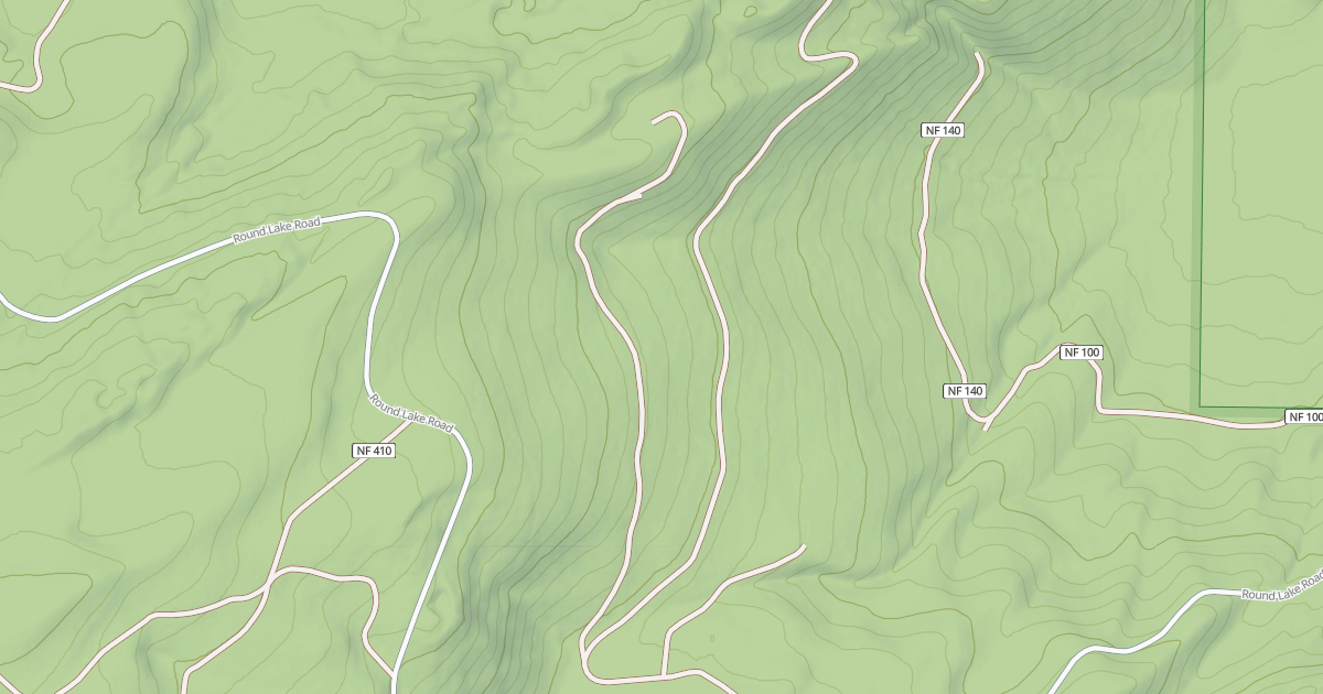 Map preview of USFS Motor Vehicle Use Map Roads {6E8718F0-06A9-4AC0-A910-C9F54B4C28E3}