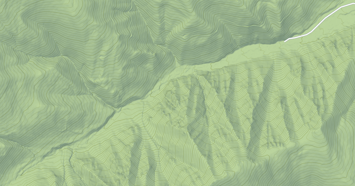 Map preview of EVANS GULCH