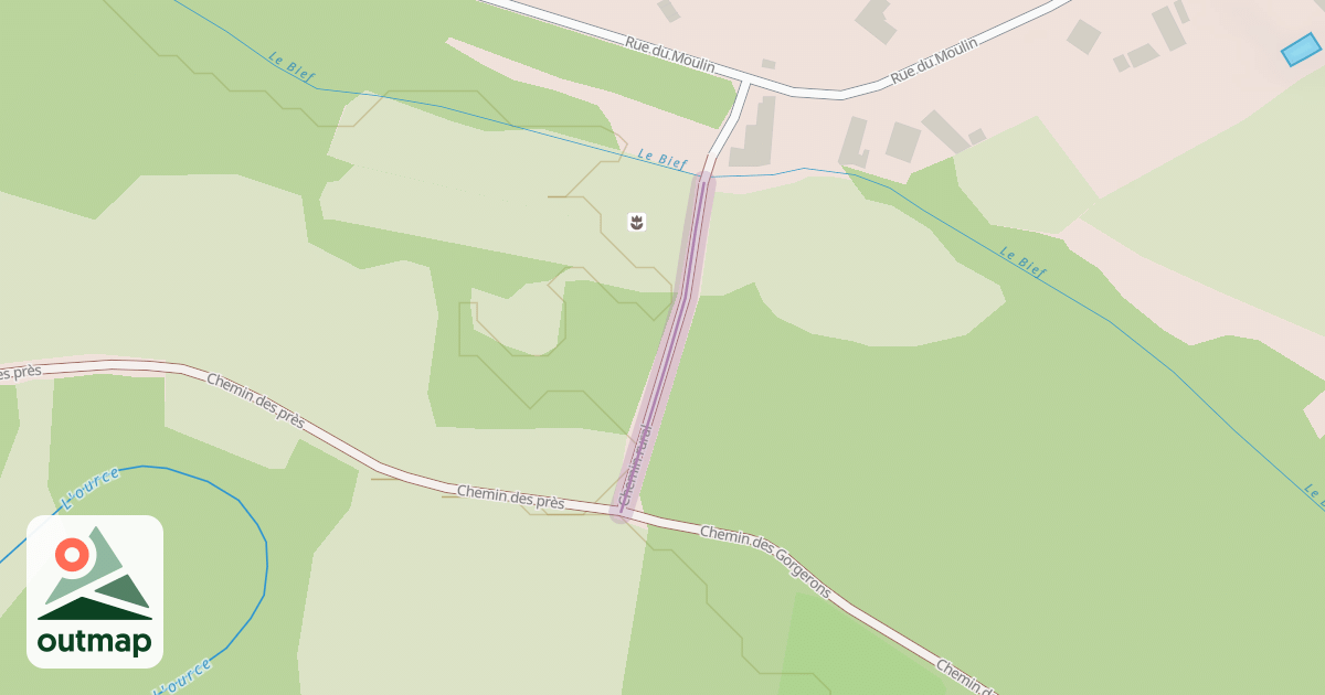 Map of Chemin rural