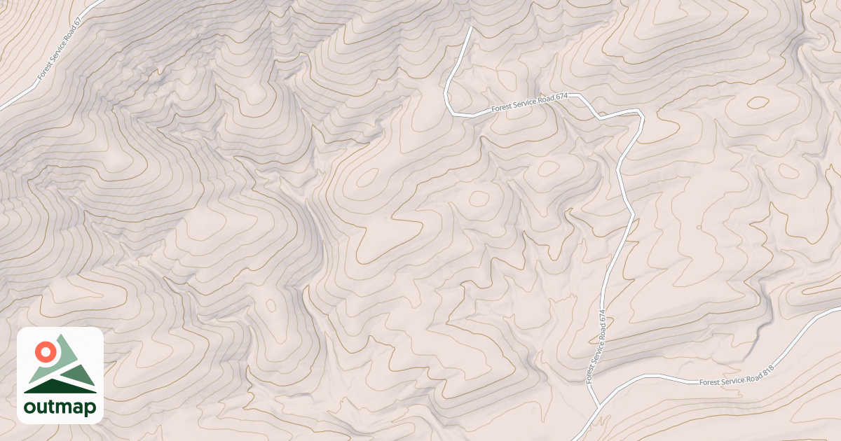 Map of NORTH ROCK CREEK