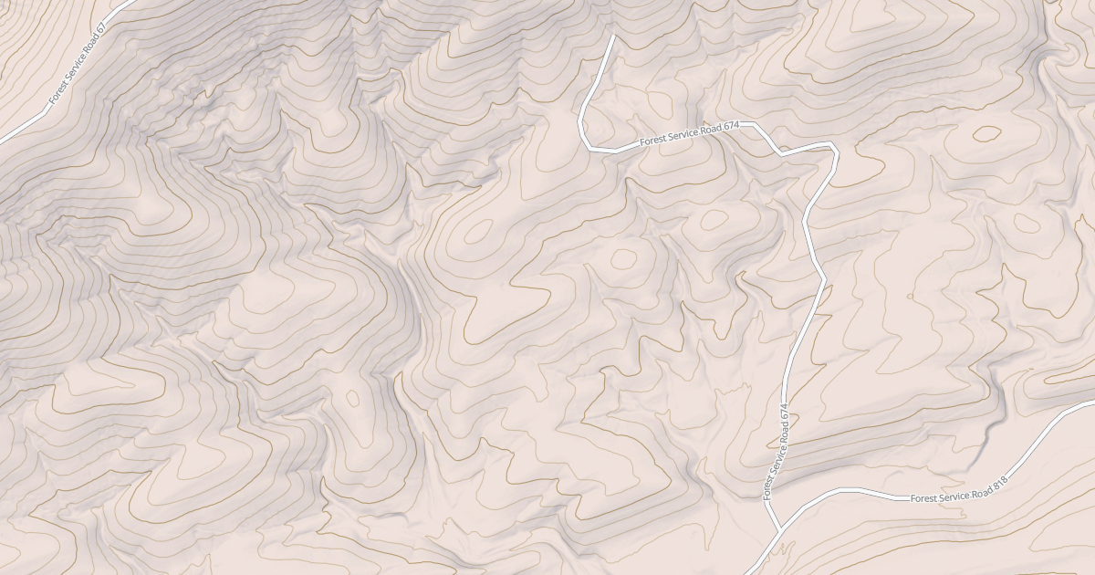 Map preview of NORTH ROCK CREEK