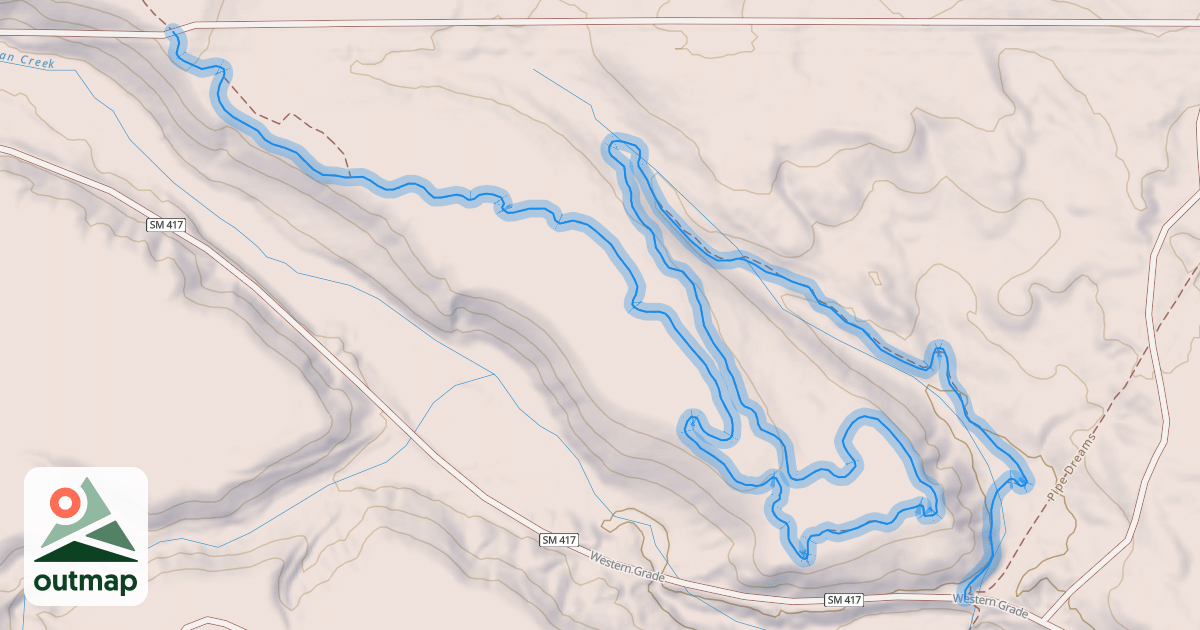 Map of Old Camp Ridge