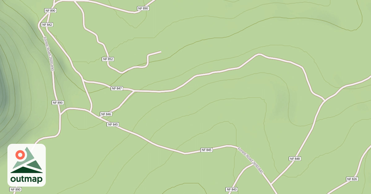Map of SANTIAM PASS OHV ATV TRAIL #41