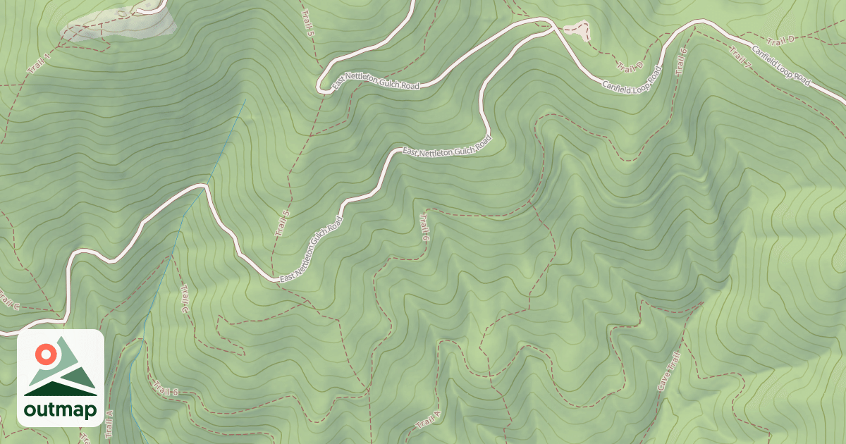Map of Canfield Mtn Tr Cmplex Tr-6