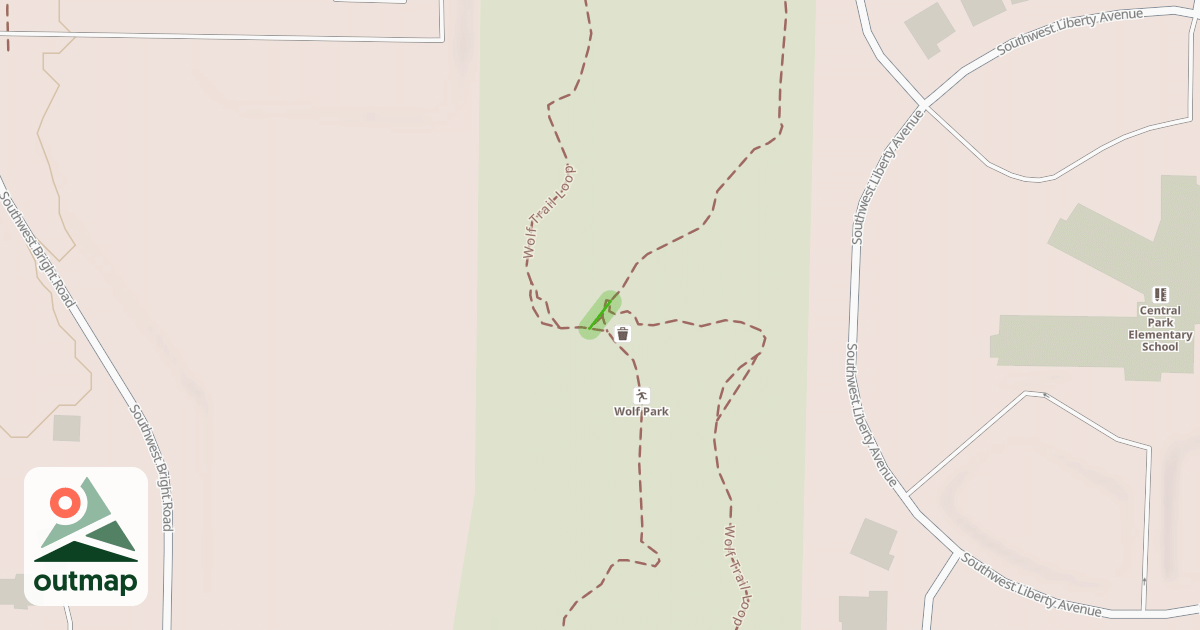 Map of Wolf-Trail Crossing