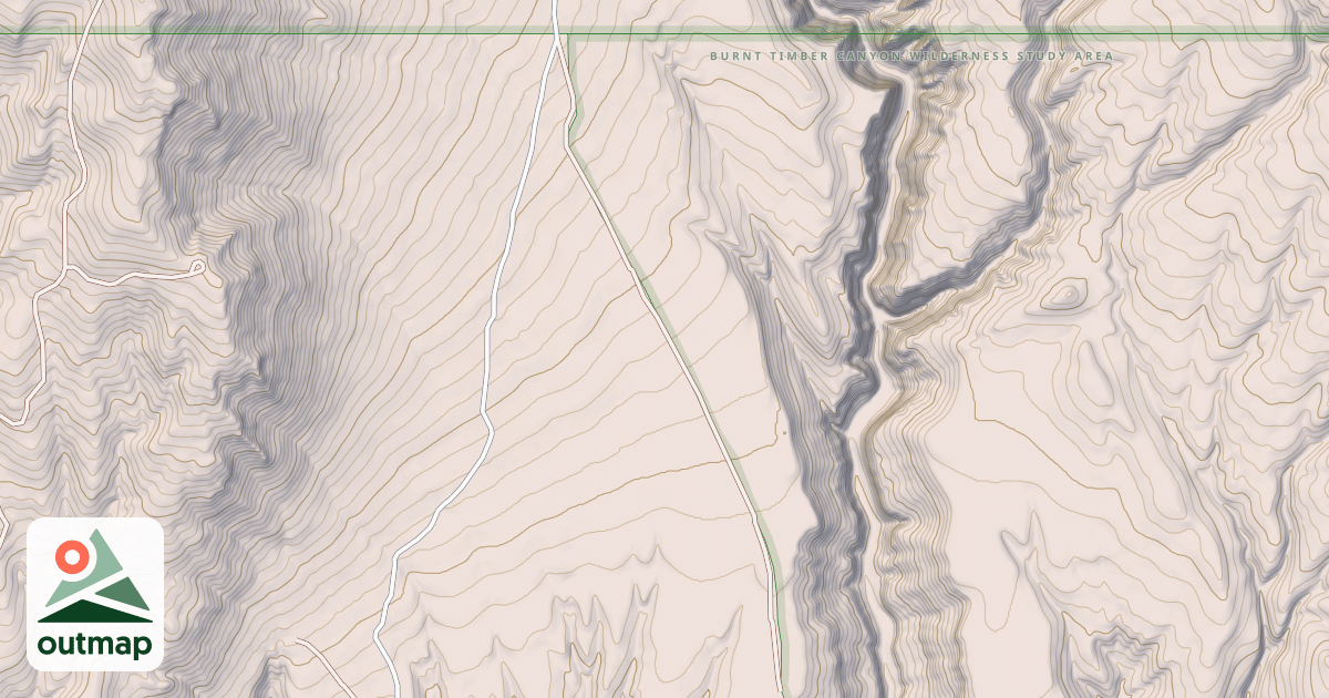Map of Demijohn Flat Road