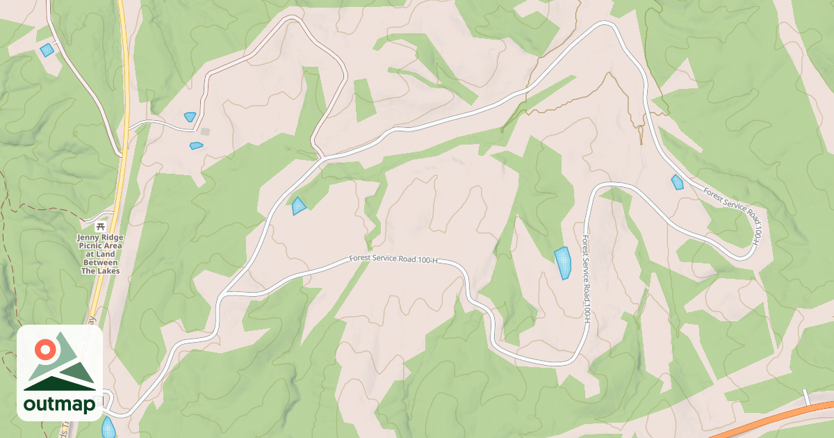 Map of ELK & BISON PRAIRIE ROAD