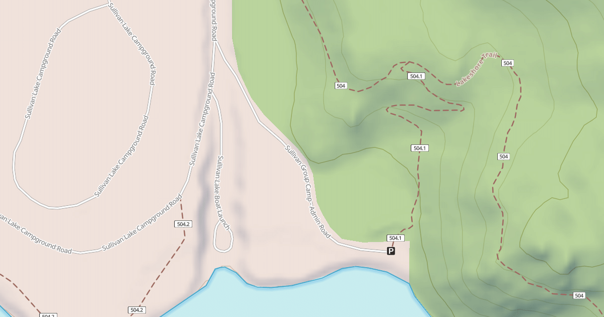 Map preview of SULLIVAN GROUP CAMP - ADMIN