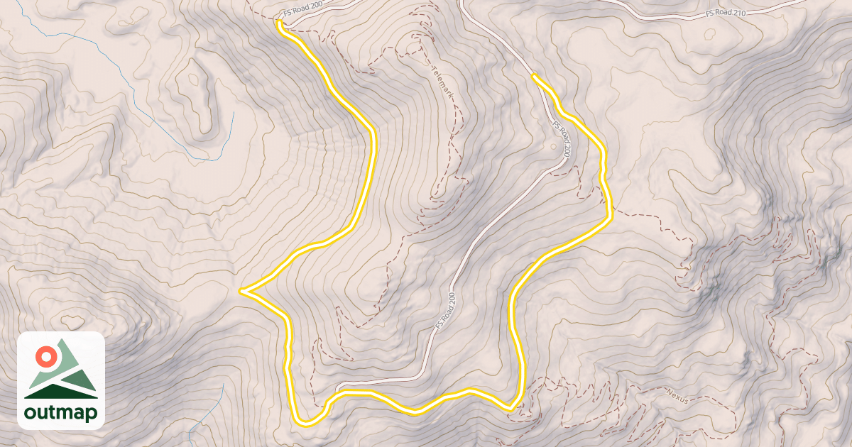 Map of Bear Mtn Loop