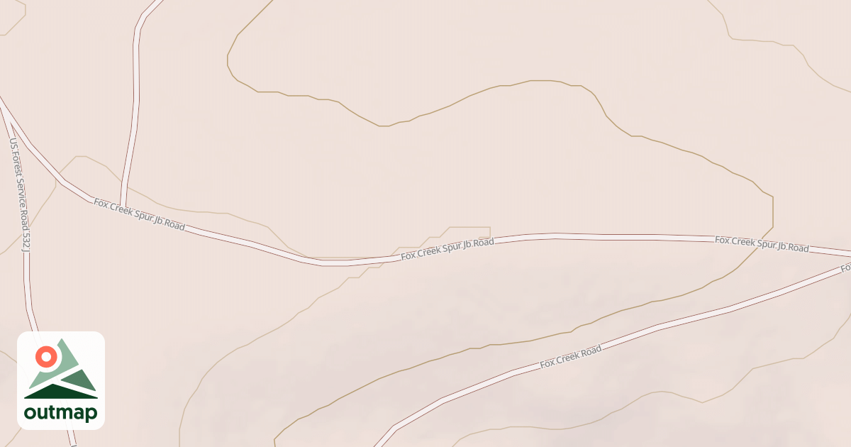 Map of FOX CREEK SPUR JB