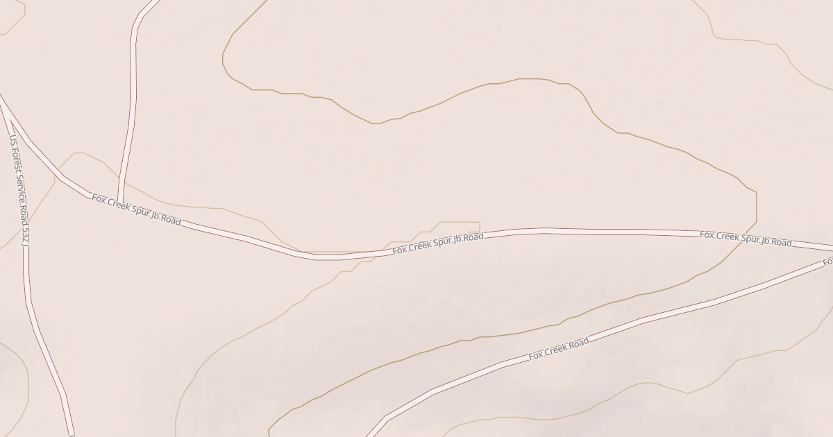 Map preview of FOX CREEK SPUR JB