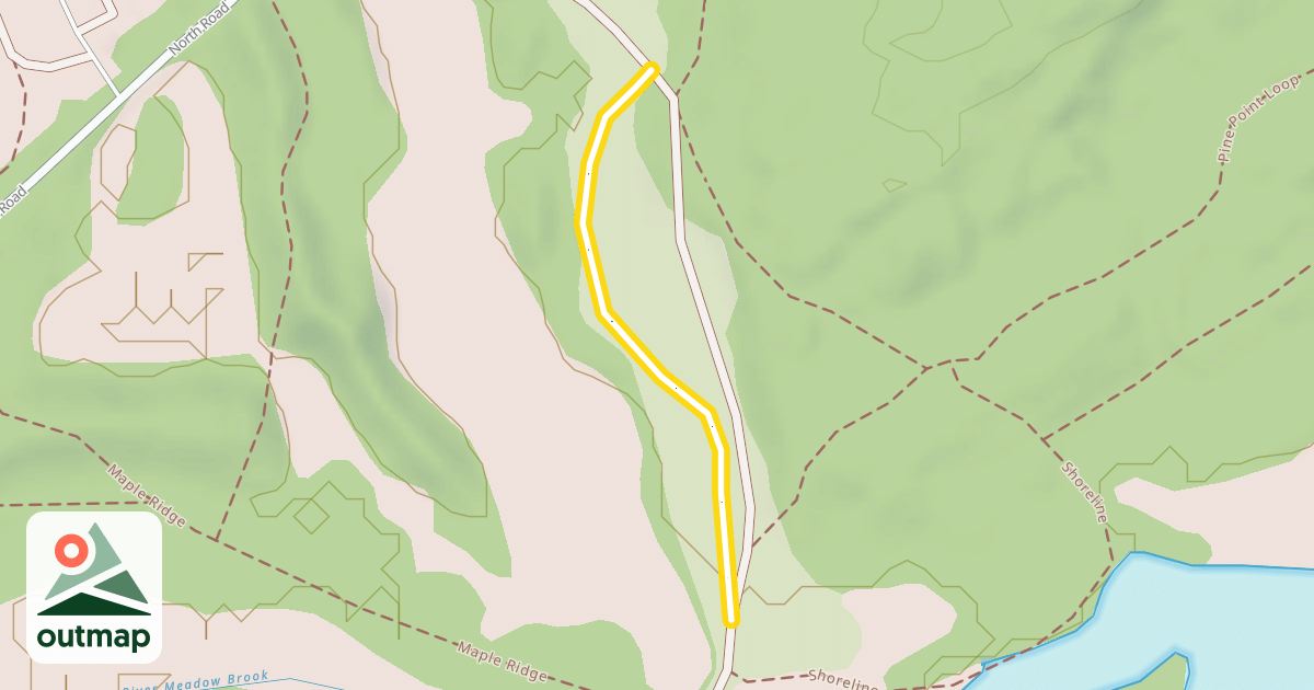 Map of Pine Point Loop