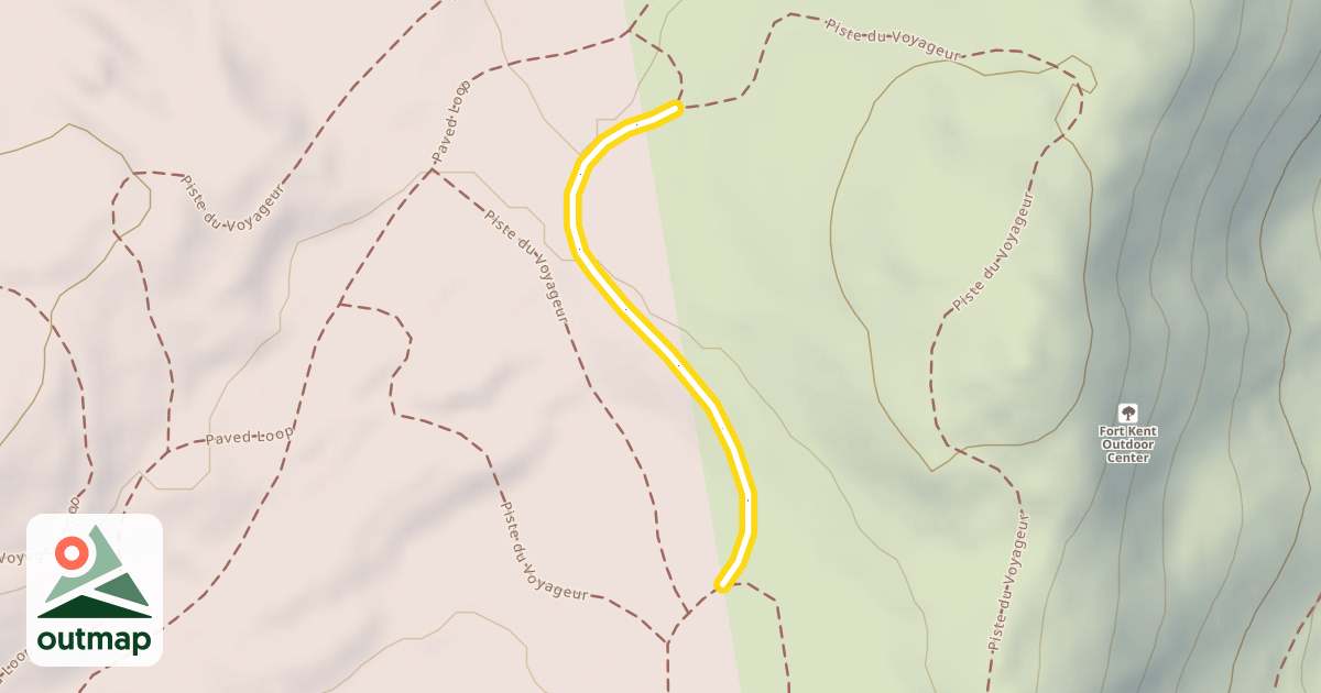 Map of Paved Loop