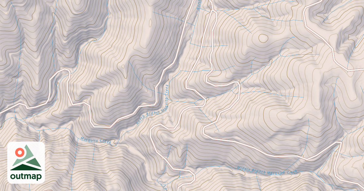 Map of BRANCH CROSS SPUR D