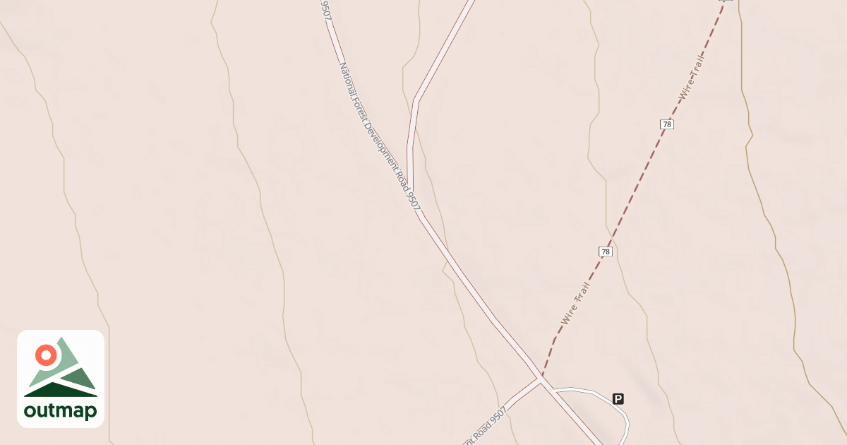 Map of LOWER BOND CREEK