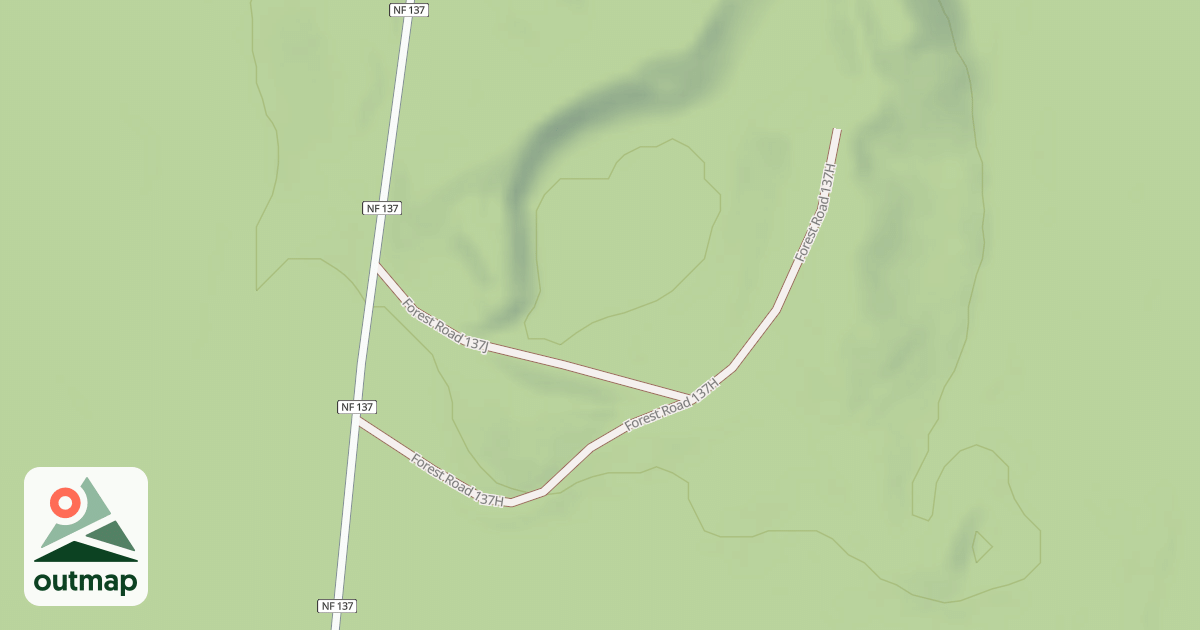 Map of FR 137H