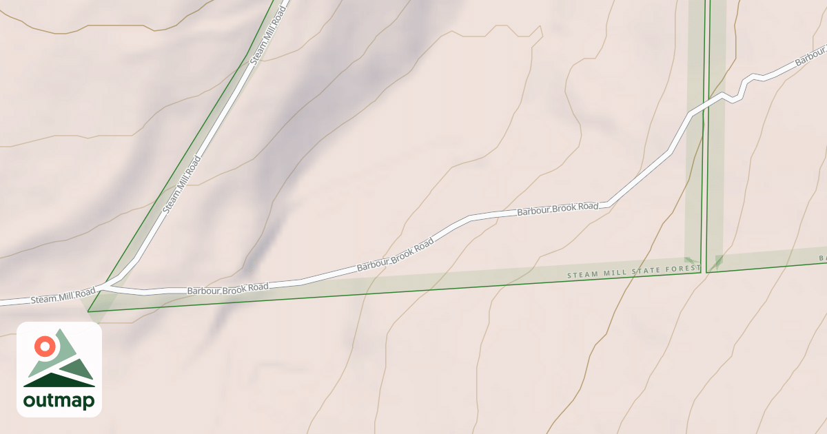 Map of Snowmobile Trail