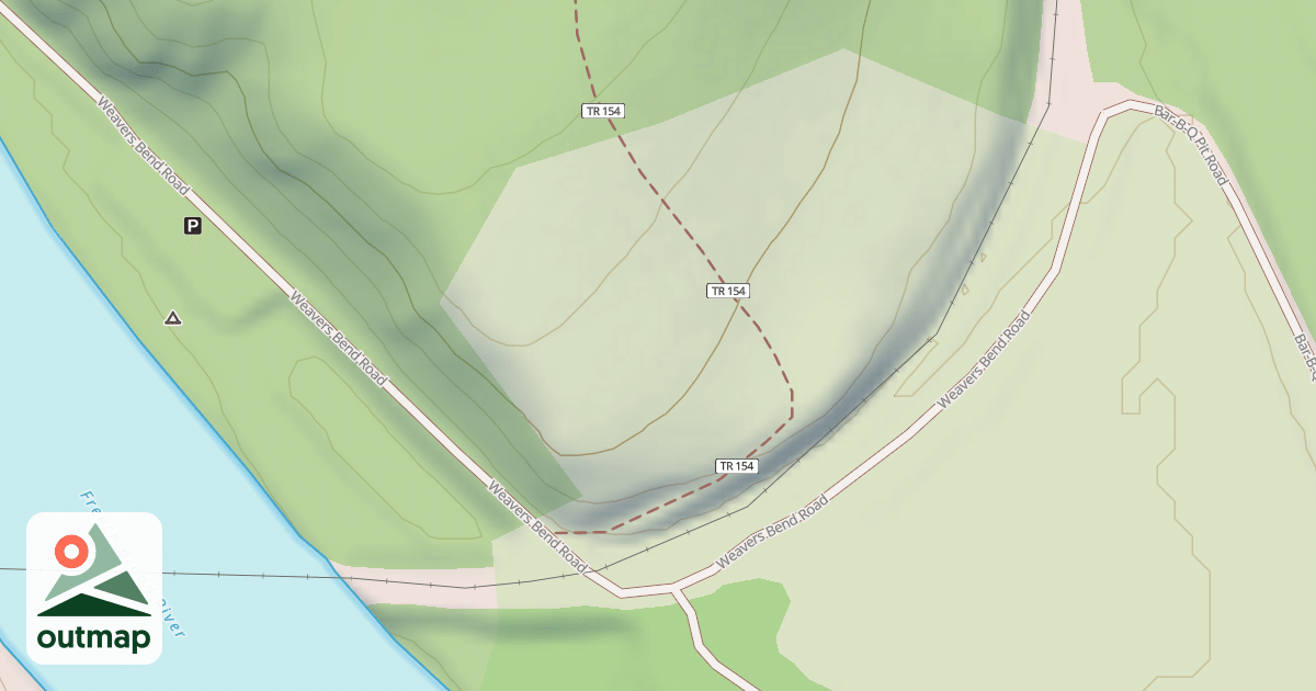 Map of WEAVER BEND