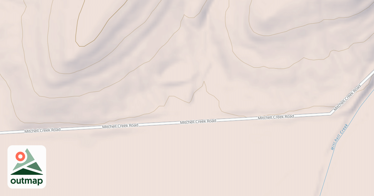 Map of MITCHELL CREEK, JOHN. TWP. WES