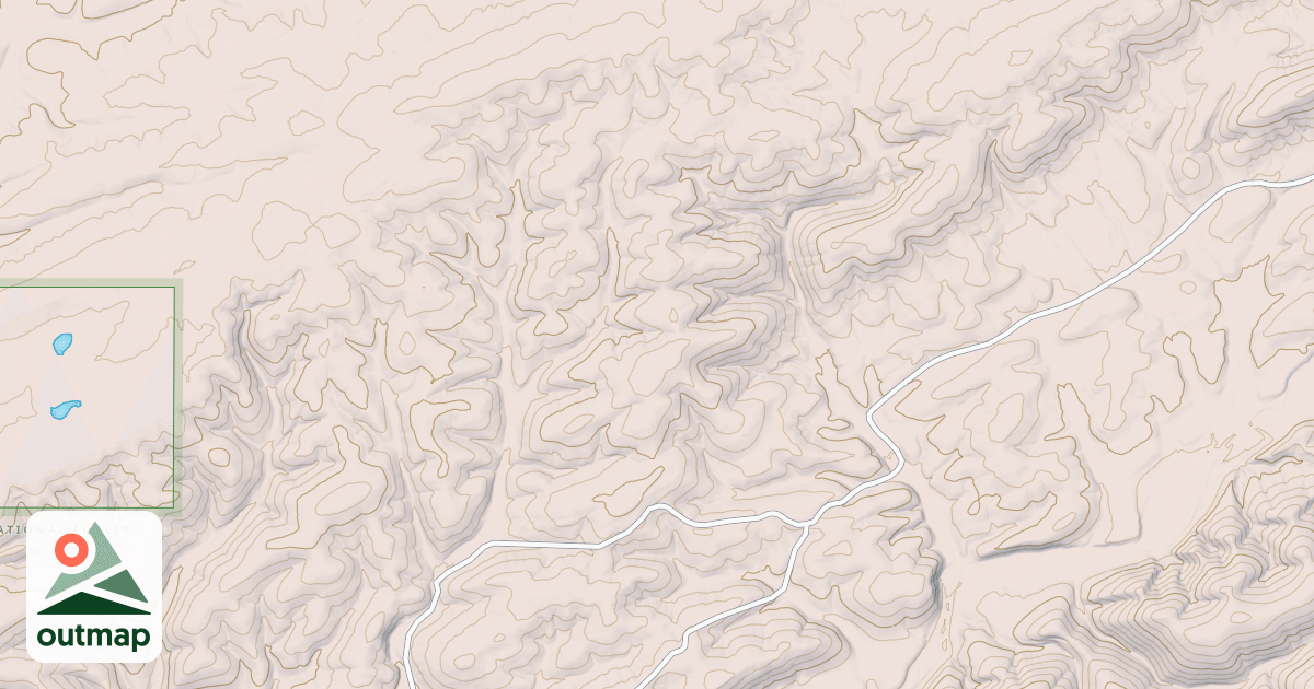 Map of USFS Motor Vehicle Use Map Roads {7A2AB8C7-3109-475A-8D17-FBE78F43183C}