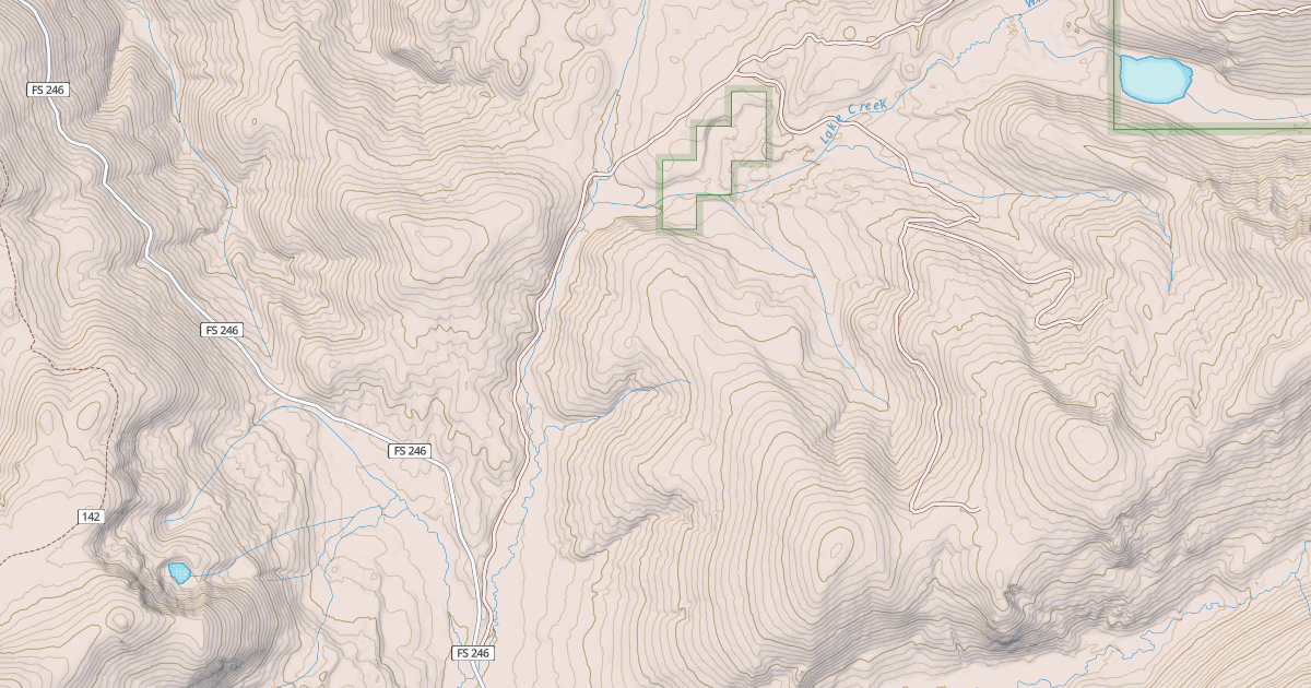 Map preview of CAREY CREEK-CORDUROY CREEK