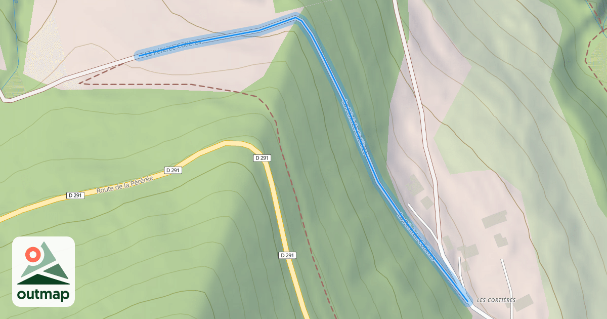 Map of La Pérérée Cotières