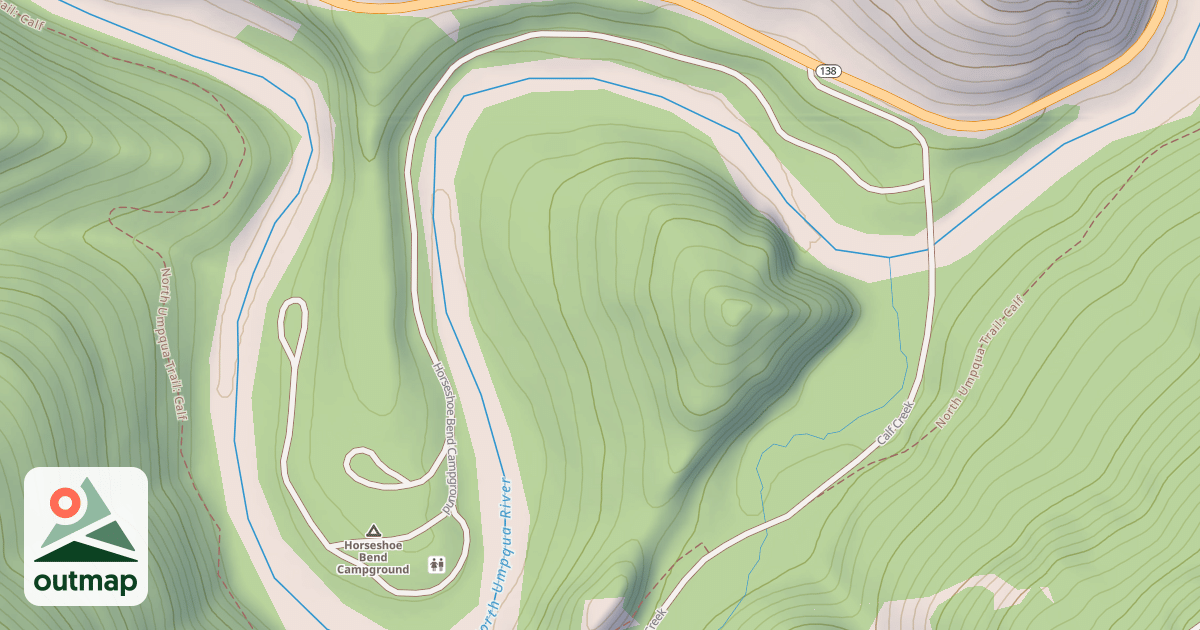 Map of HORSESHOE BEND CG