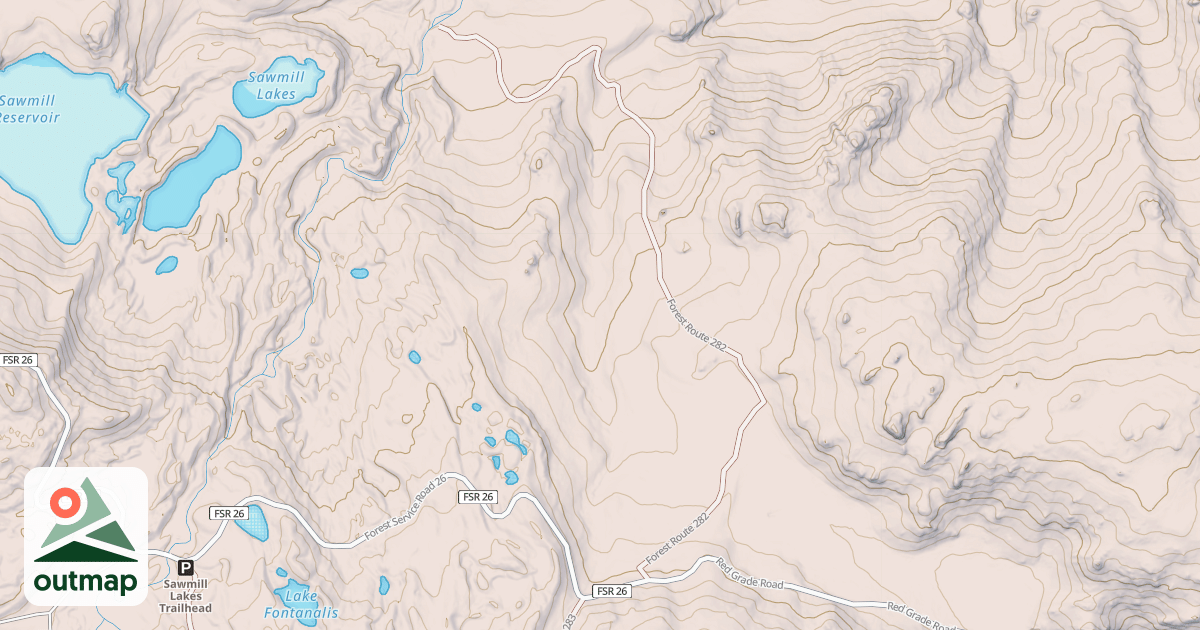 Map of WEST FORK
