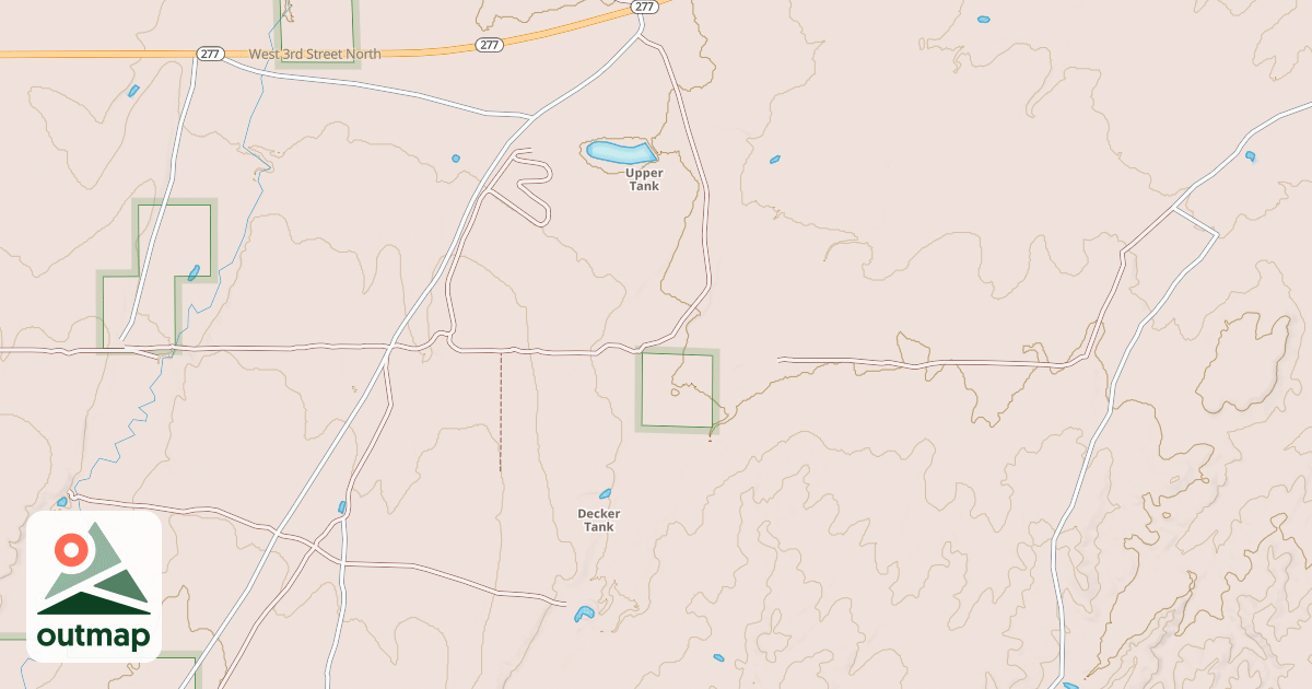 Map of DECKER TANK