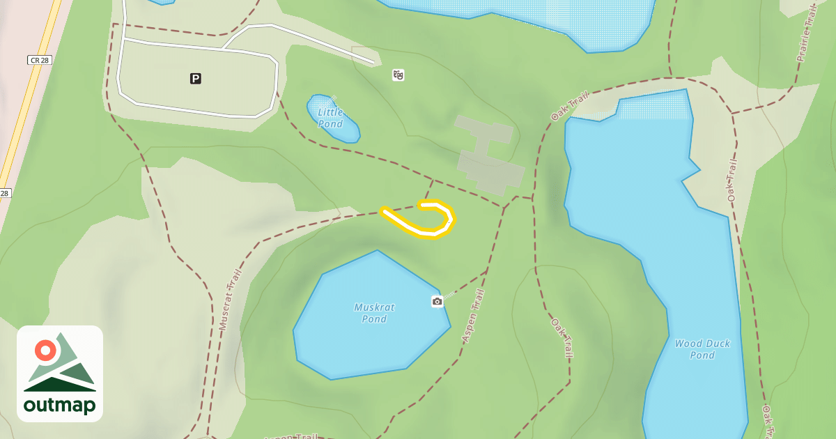 Map of Nature Center Spur