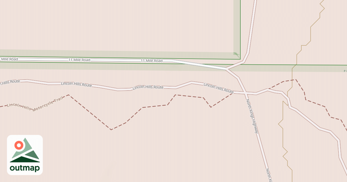 Map of Lincoln Hills Route