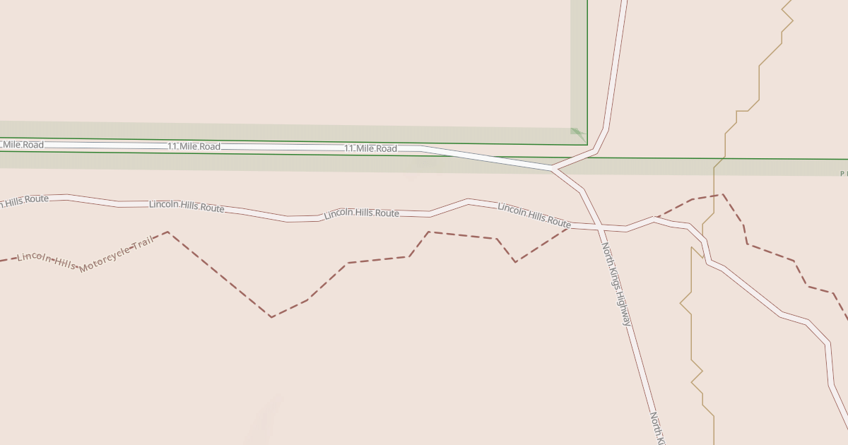 Map preview of Lincoln Hills Route