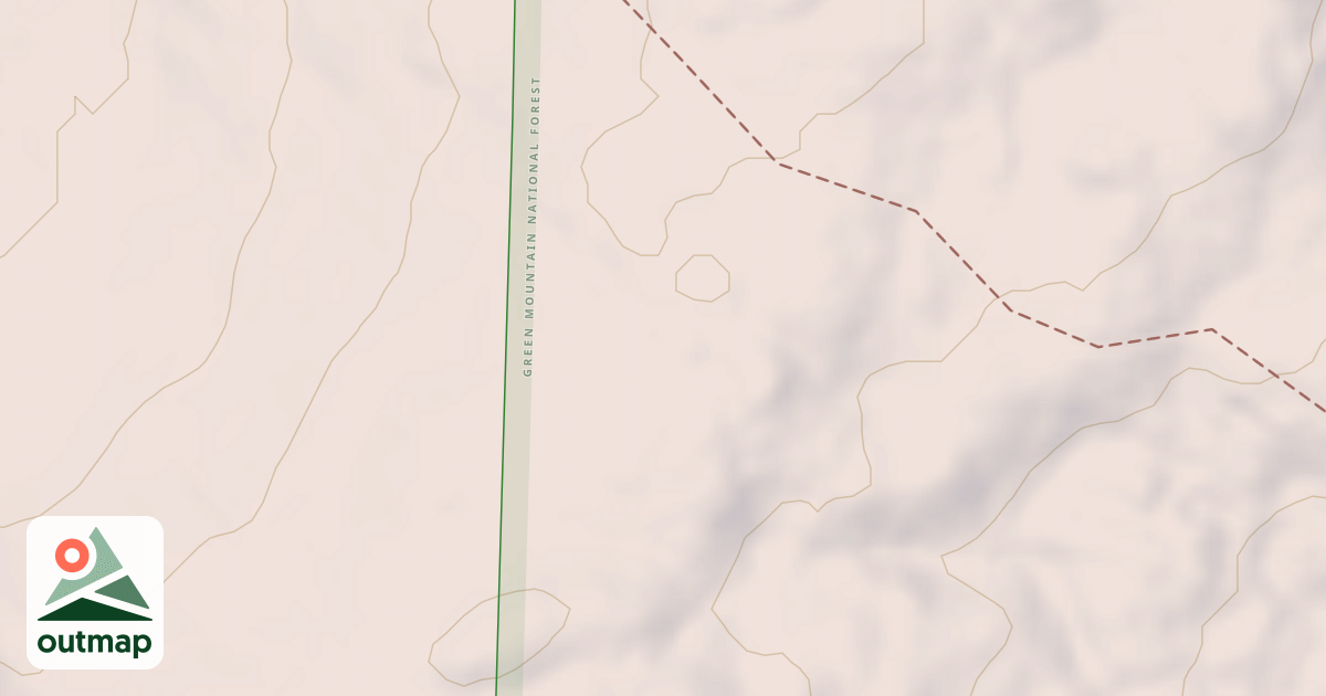 Map of Hoosac Ridge