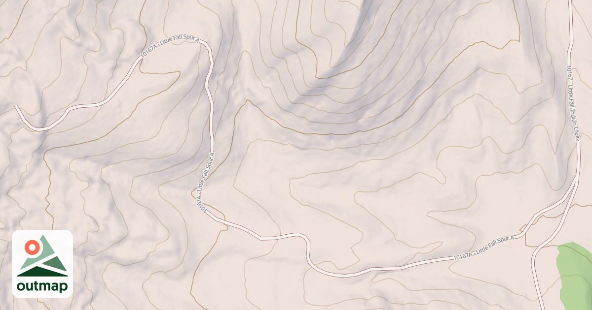Map of LITTLE FALL SPUR A