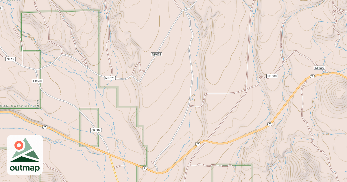 Map of SAWMILL GULCH