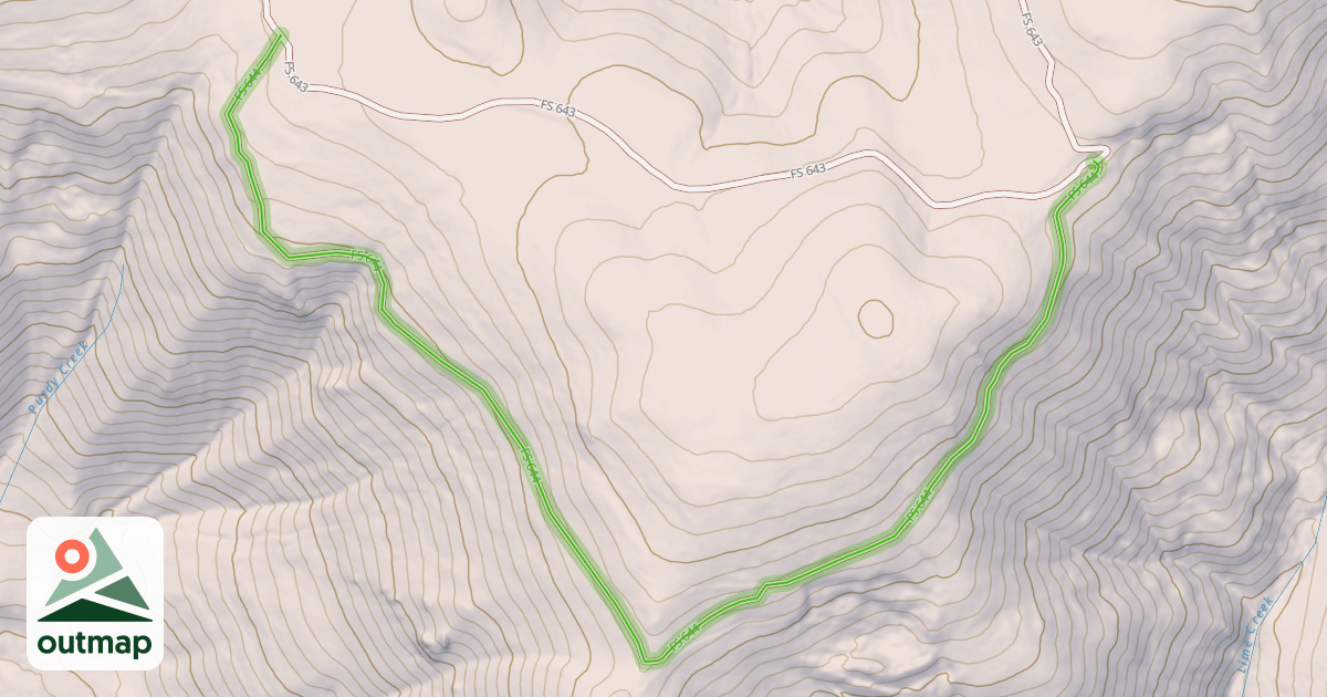 Map of FS 644
