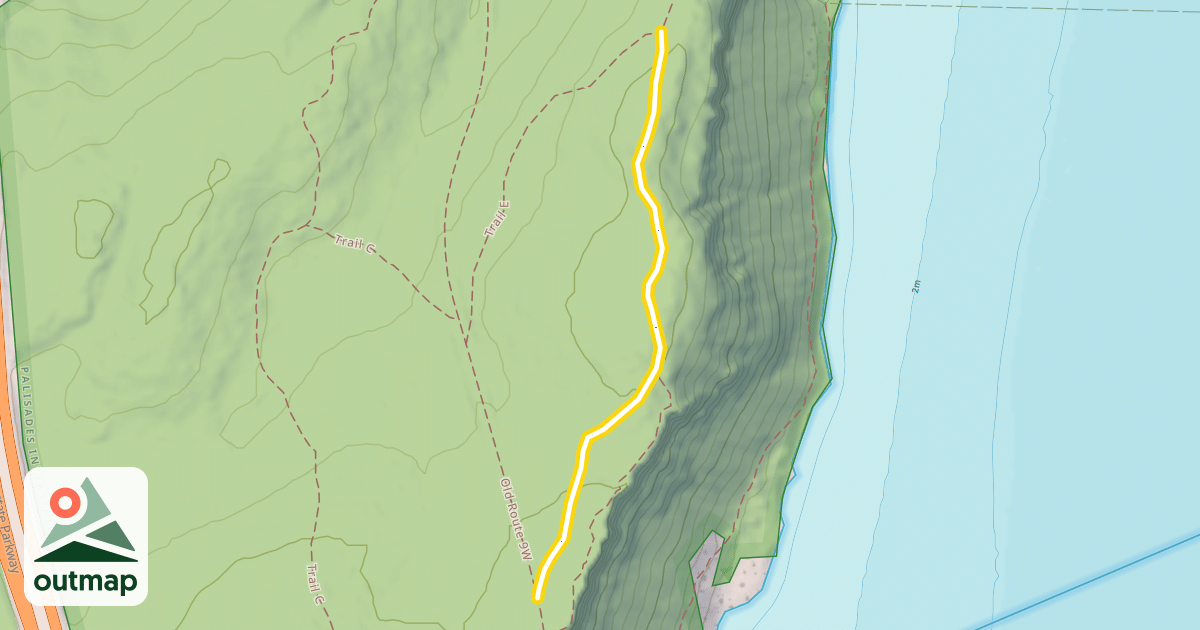 Map of Trail E