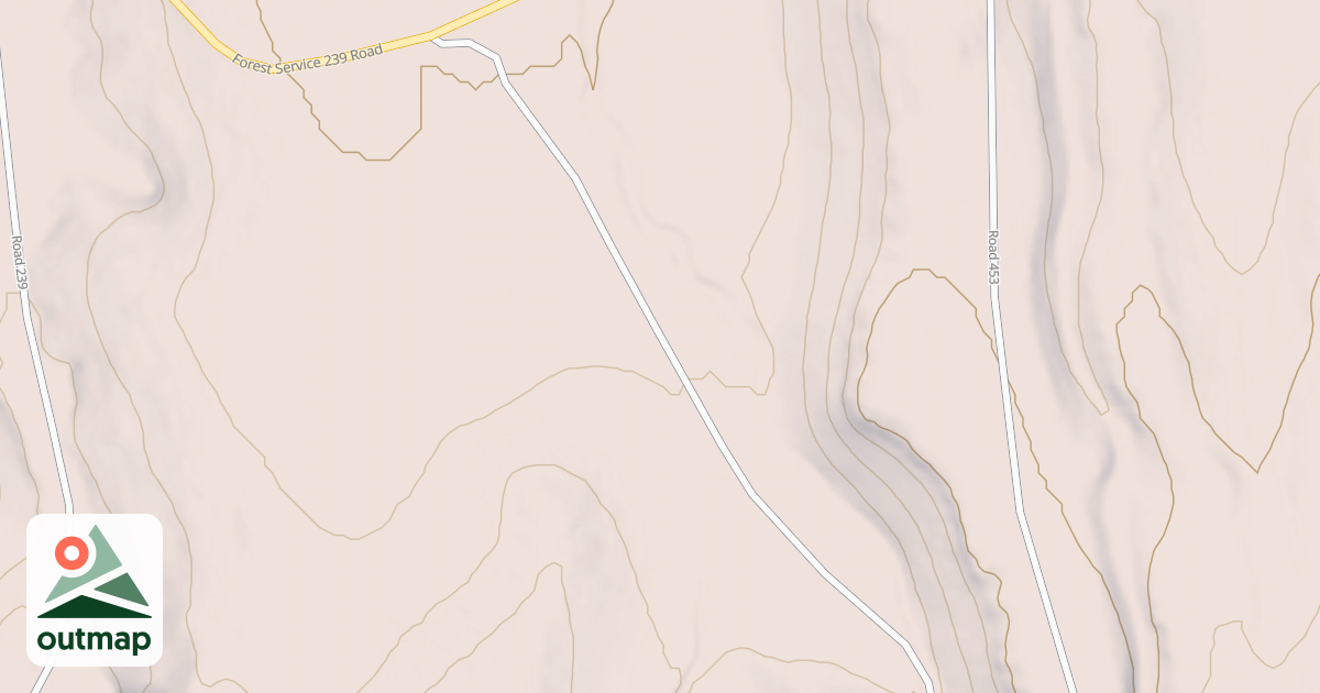 Map of USFS National Forest System Roads {EEA6D3C1-1F27-4EAF-A8DD-B849F92021BA}
