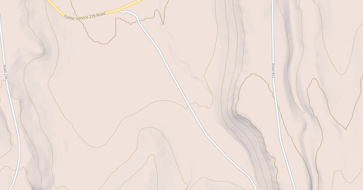 Map preview of USFS National Forest System Roads {EEA6D3C1-1F27-4EAF-A8DD-B849F92021BA}